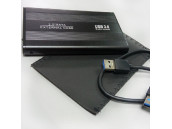 Карман для жесткого диска HDD 2,5"SATA USB 3.0 аллюминиевый корпус