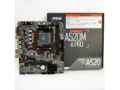 MSI A520M-A PRO 2DDR4 MicroATX Материнская плата Socket AM4 MSI A520M-A PRO 2DDR4 MicroATX Материнская плата Socket AM4