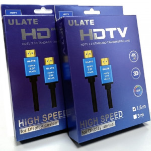 Кабель HDMI v 2.0 кабель 4Kx2K Ulate 3м