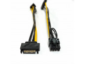Переходник питания SATA 15 pin на EPS 8 pin Переходник питания SATA 15 pin на EPS 8 pin