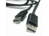 Кабель DisplayPort - DisplayPort черный 2м
