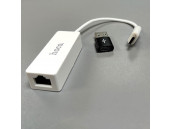 Сетевая карта USB Переходник-адаптер, USB Type-C - RJ45, OTG Ethernet адаптер 100 мбит/с