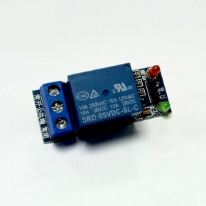 Релейный модуль 5V на 1 канал с оптопарой для Arduino