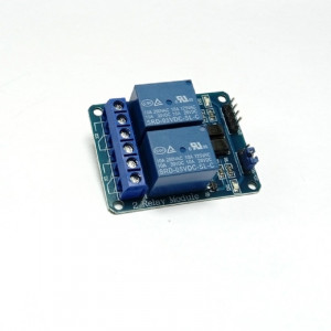 Релейный модуль 5V на 2 канала с оптопарой для Arduino