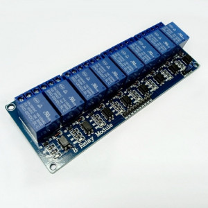 Релейный модуль 5V на 8 каналов с оптопарой для Arduino