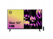 50" Телевизор Sber SDX 50U4126 чёрный 3840х2160, 4K Ultra HD, 60 Гц. Wi-Fi, Smart TV, Салют ТВ