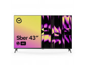 43" Телевизор Sber SDX 43F2120B  3840x2160, 4K Ultra HD, 60 Гц, Wi-Fi, Smart TV, Салют ТВ