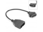 Автомобильный диагностический кабель 12pin на 16pin