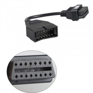Автомобильный диагностический кабель 12pin на 16pin OBD2