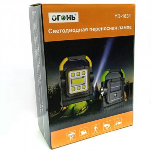 Power Bank Фонарь прожектор на солнечных батареях c аккумулятором YD-1831